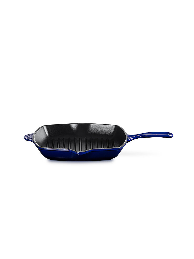 LE CREUSET Grillpfanne Quadratisch aus Gusseisen 19cm Indigo  dunkelblau von Le Creuset