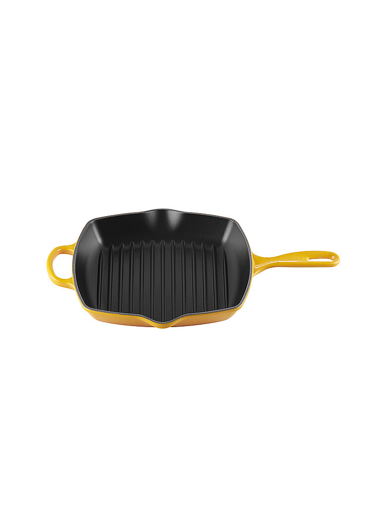 LE CREUSET Grillpfanne quadratisch 26x26cm SIGNATURE Nectar gelb von Le Creuset