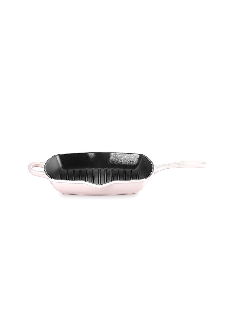 LE CREUSET Grillpfanne quadratisch SIGNATURE 26x26cm Shell Pink rosa von Le Creuset