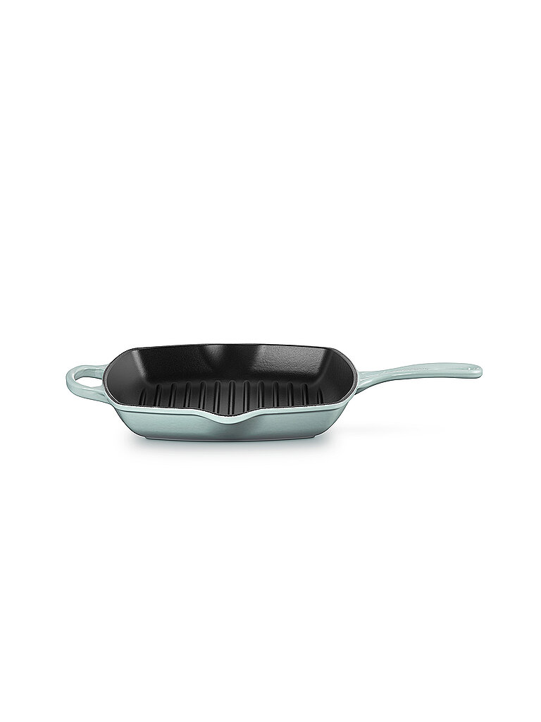 LE CREUSET Grillpfanne quadratisch SIGNATURE 26x26cm  hellgrau von Le Creuset