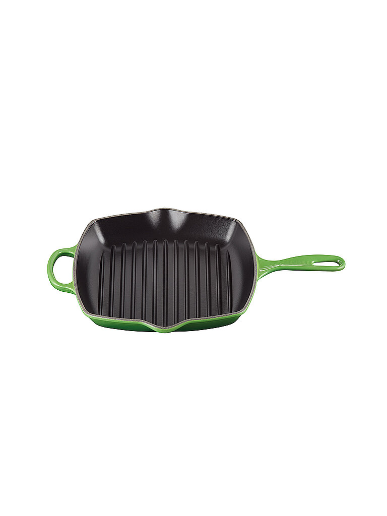 LE CREUSET Grillpfanne quadratisch Signature 26cm Bamboo Green grün von Le Creuset