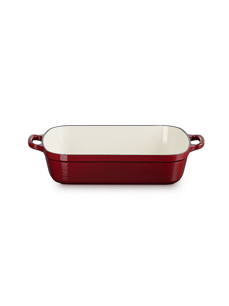 LE CREUSET Gusseisen-Bratreine eckig 33cm SIGNATURE Garnet dunkelrot von Le Creuset