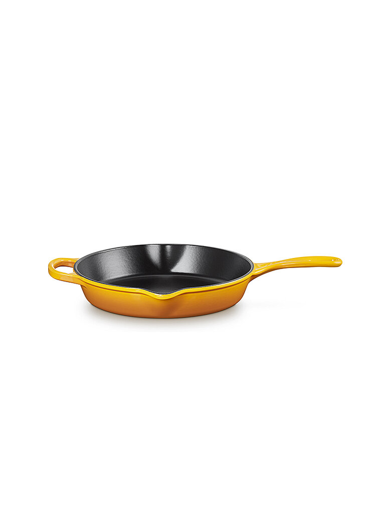 LE CREUSET Hohe Brat- und Servierpfanne aus Gusseisen 26cm/2l Nectar  gelb von Le Creuset