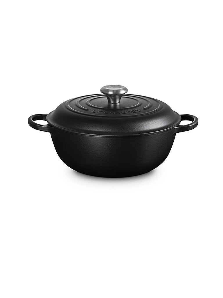 LE CREUSET Kochtopf - Stew Pot 26cm/2,2l SIGNATURE Schwarz Matt schwarz von Le Creuset