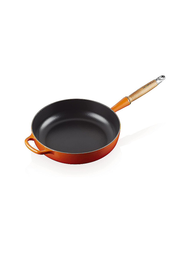 LE CREUSET Sautepfanne Signature 28cm/3,6l Ofenrot orange LE CREUSET Sautepfanne Signature 28cm/3,6l Ofenrot orange von Le Creuset