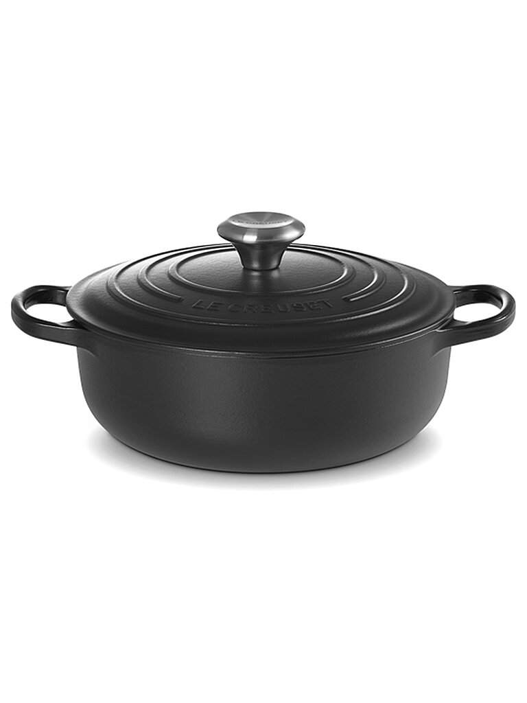 LE CREUSET Sauteuse SIGNATURE 24cm Schwarz schwarz von Le Creuset