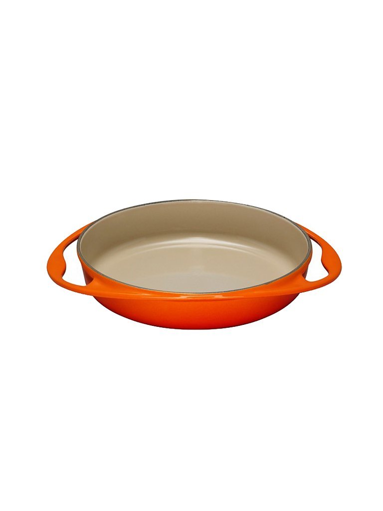 LE CREUSET Tartin Backform aus Gusseisen 28cm (Ofenrot) 2,6l orange von Le Creuset