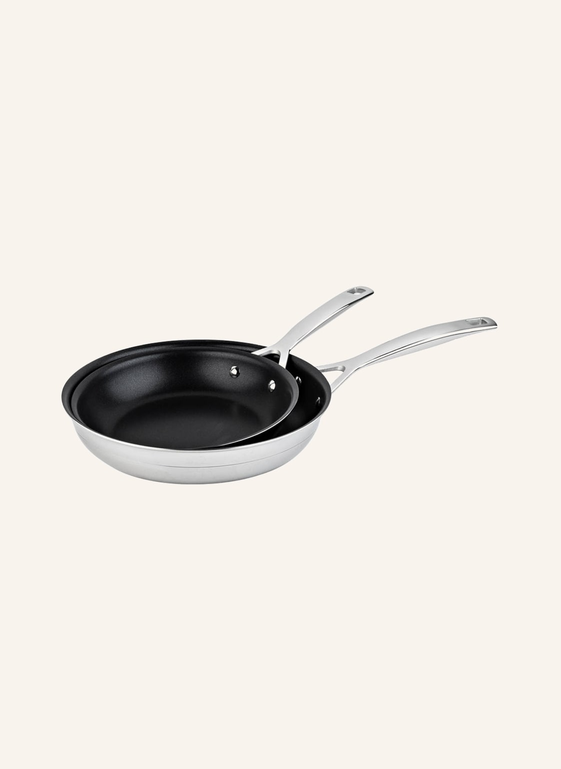 Le Creuset 2-Tlg. Pfannen-Set silber von Le Creuset