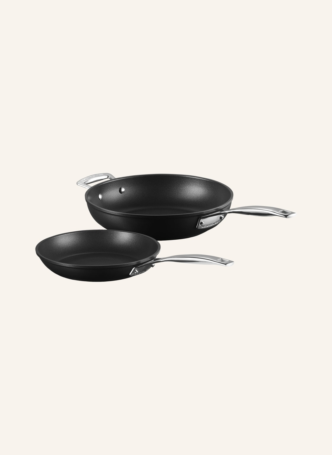 Le Creuset 2er-Set Pfannen schwarz Le Creuset 2er-Set Pfannen schwarz von Le Creuset