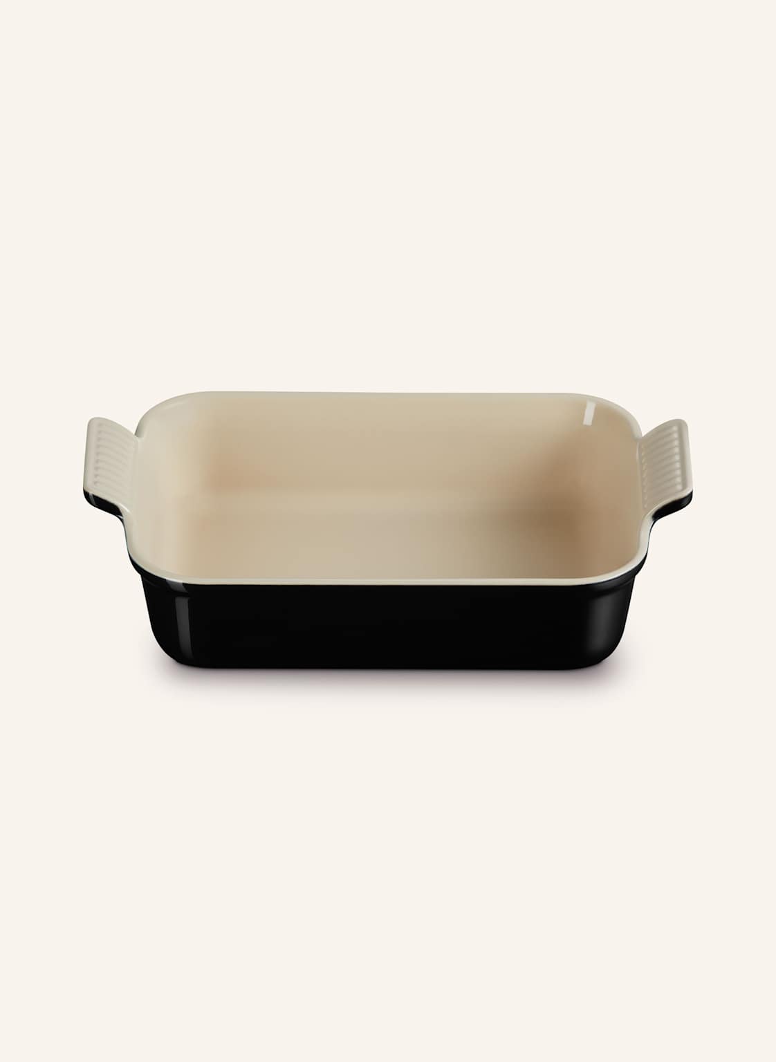 Le Creuset Auflaufform schwarz von Le Creuset