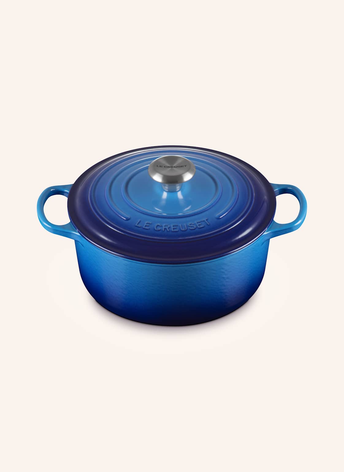 Le Creuset Bräter Signature blau von Le Creuset