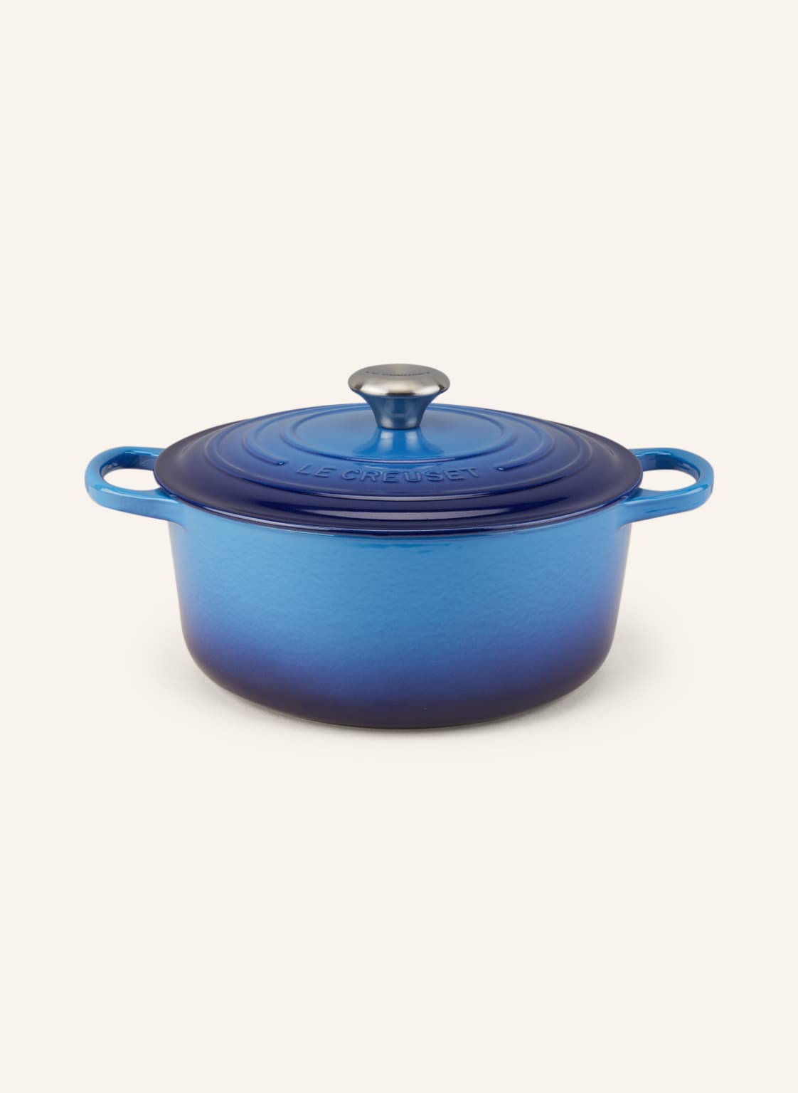 Le Creuset Bräter Signature blau von Le Creuset