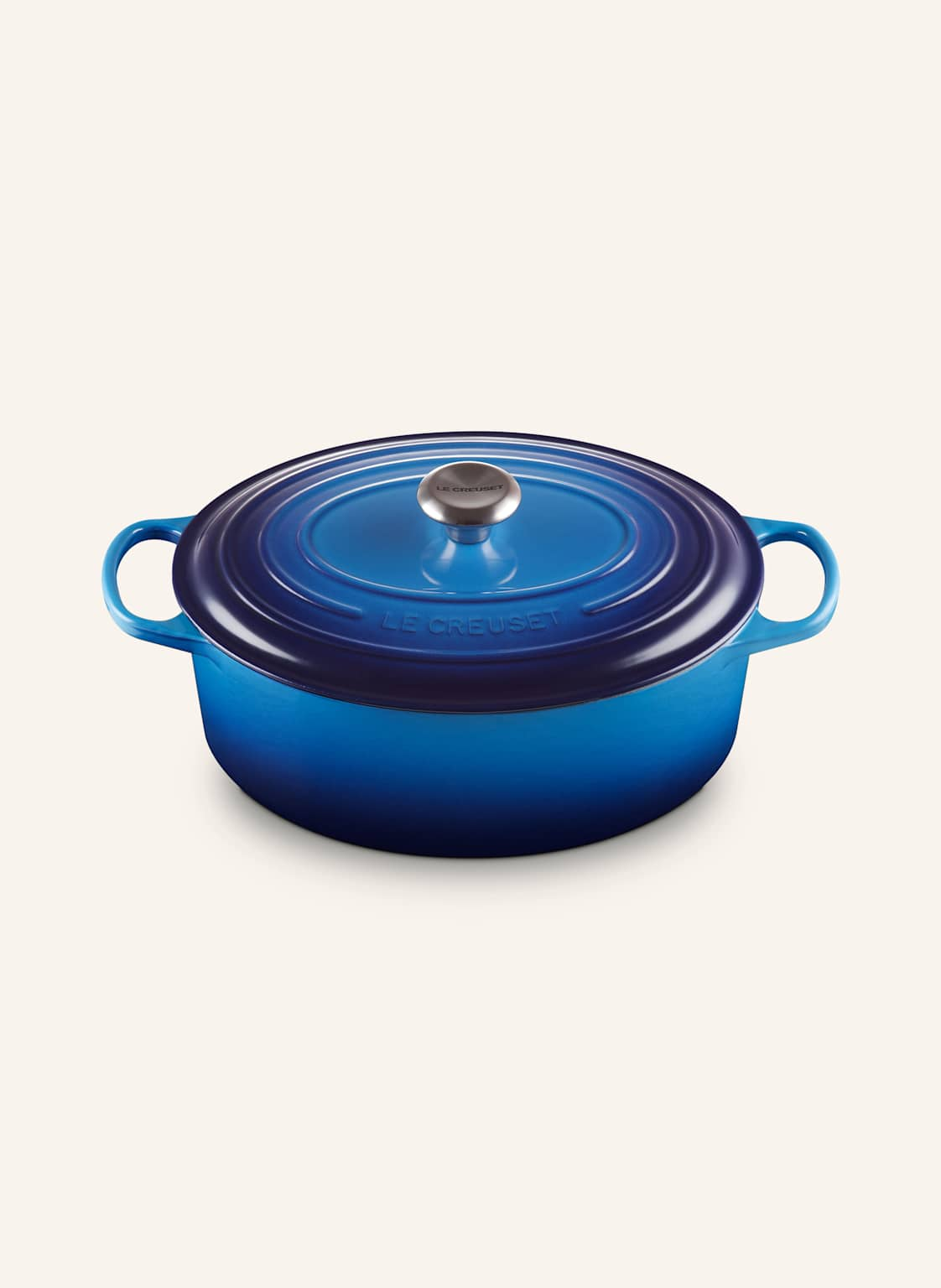 Le Creuset Bräter Signature blau von Le Creuset