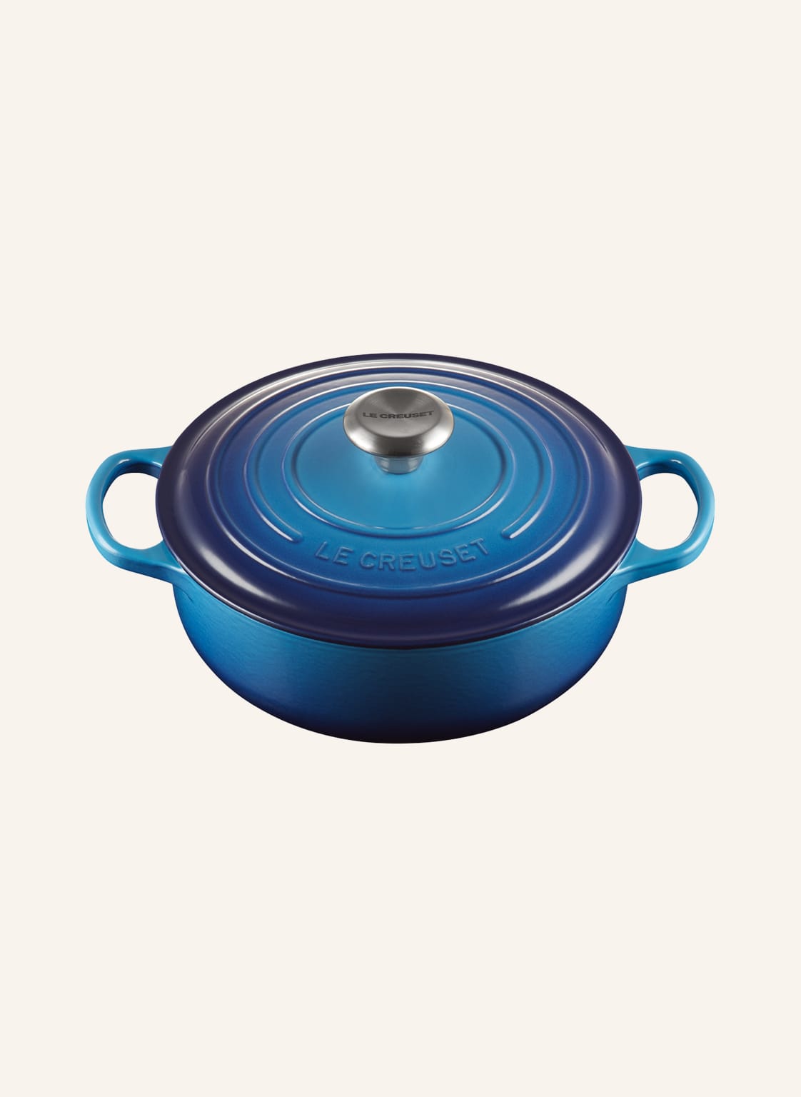 Le Creuset Bräter Signature blau von Le Creuset