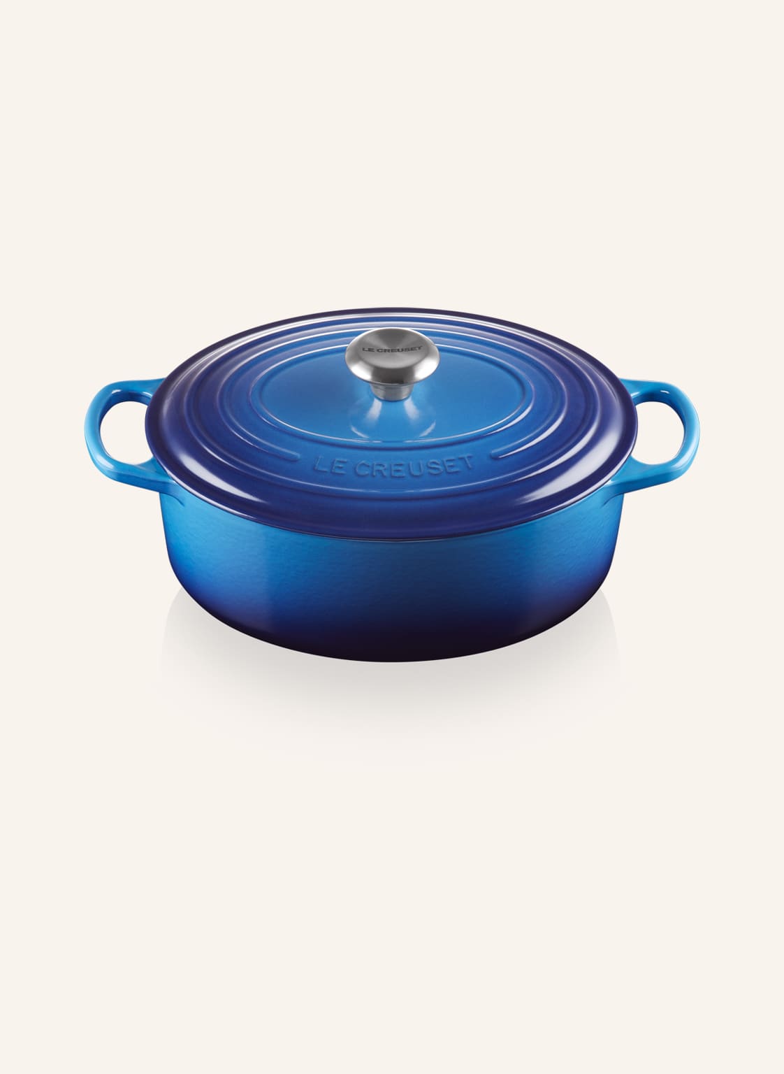 Le Creuset Bräter Signature blau von Le Creuset