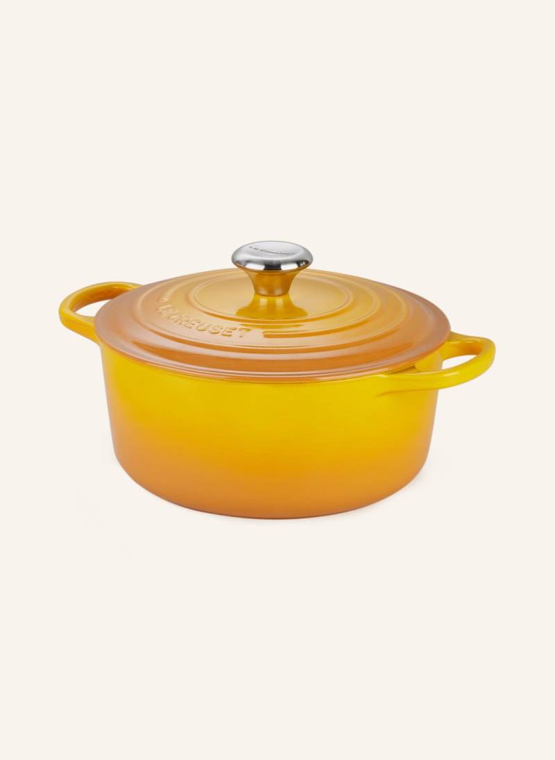 Le Creuset Bräter Signature gelb von Le Creuset