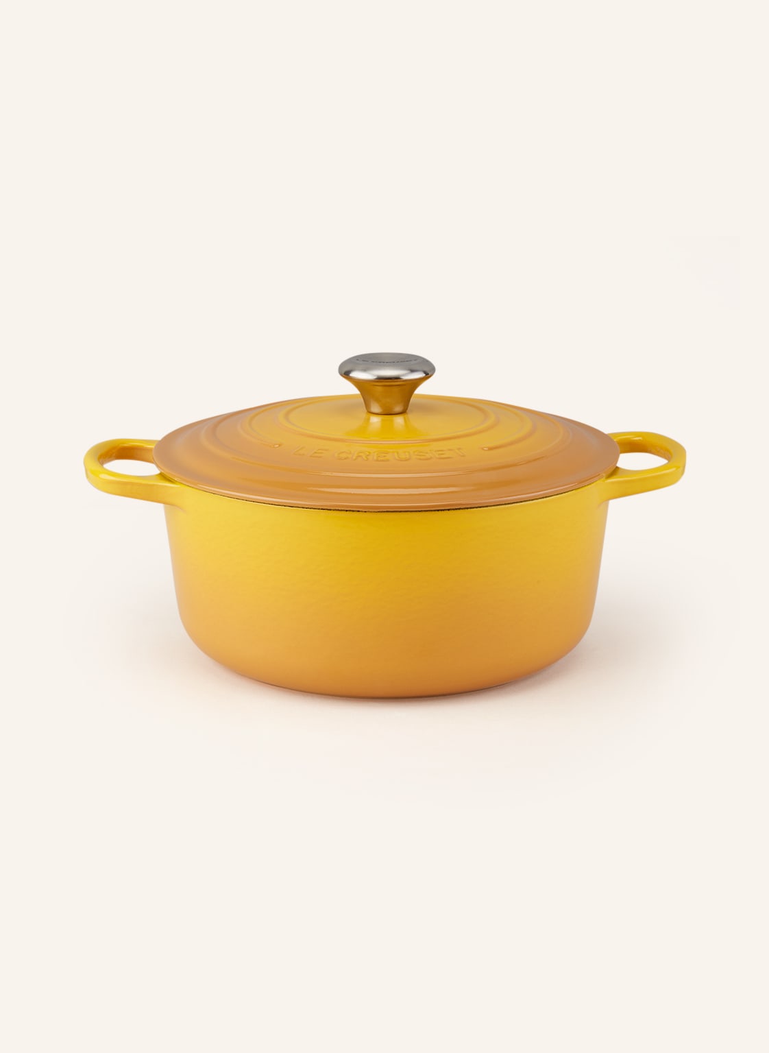 Le Creuset Bräter Signature gelb von Le Creuset