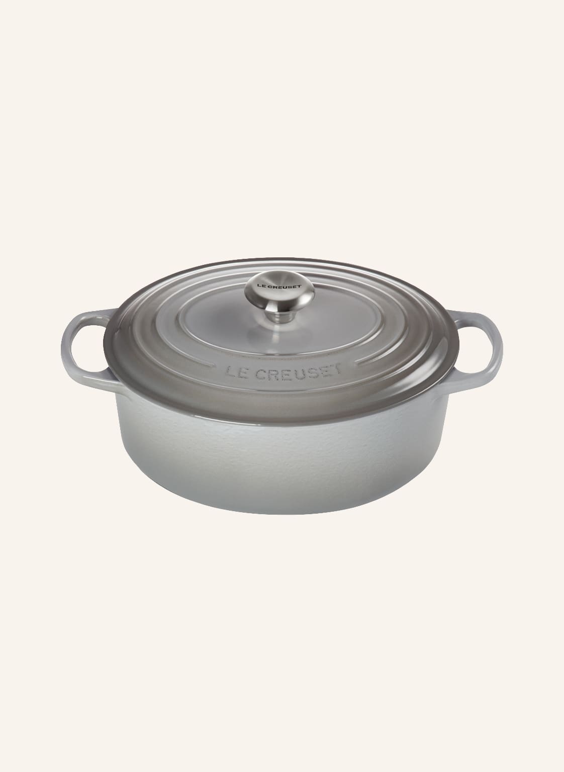 Le Creuset Bräter Signature grau von Le Creuset