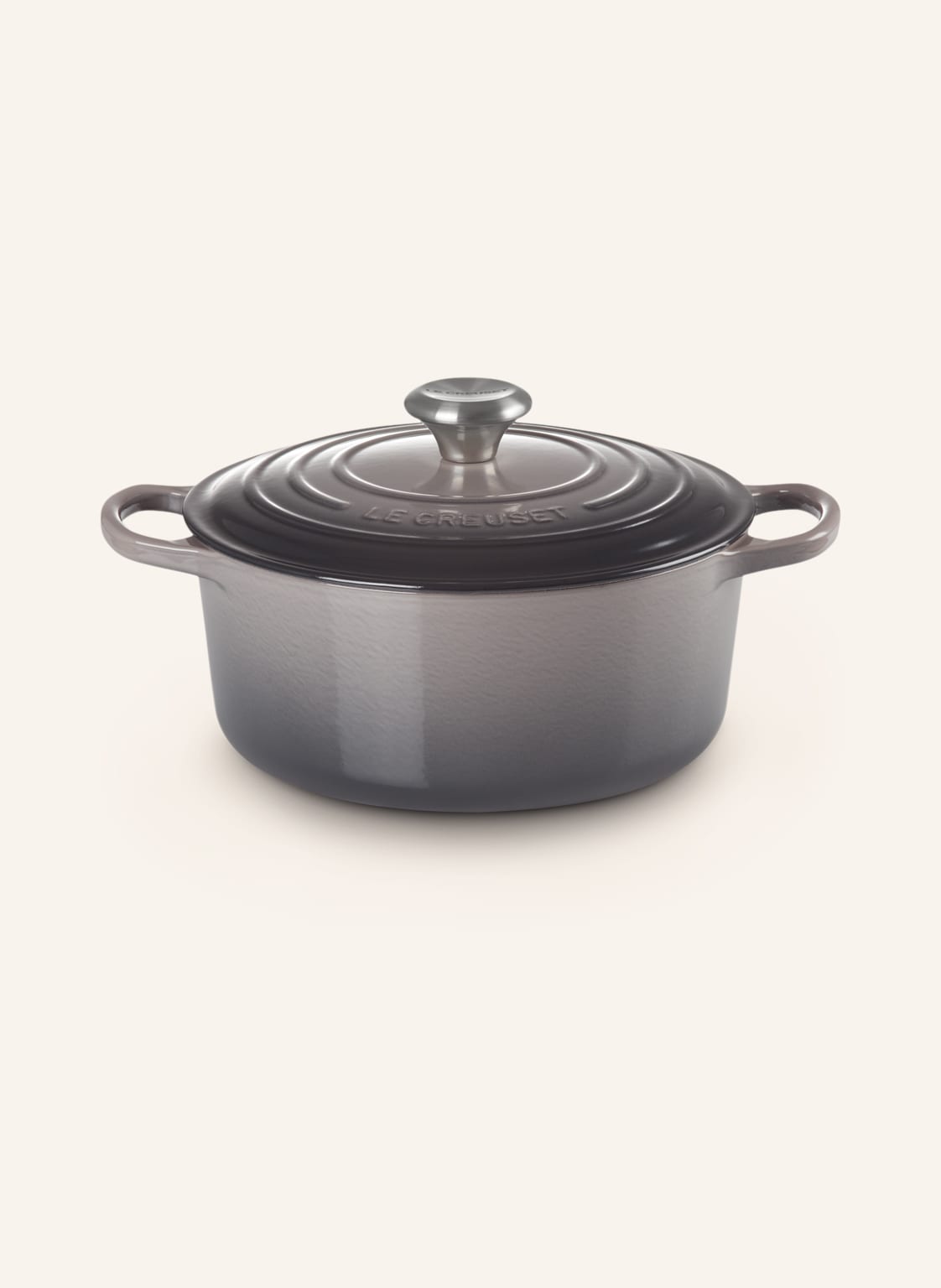 Le Creuset Bräter Signature grau von Le Creuset