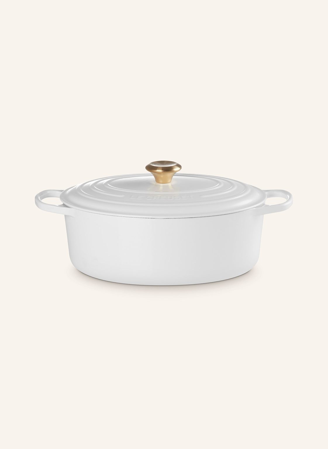 Le Creuset Bräter Signature weiss von Le Creuset