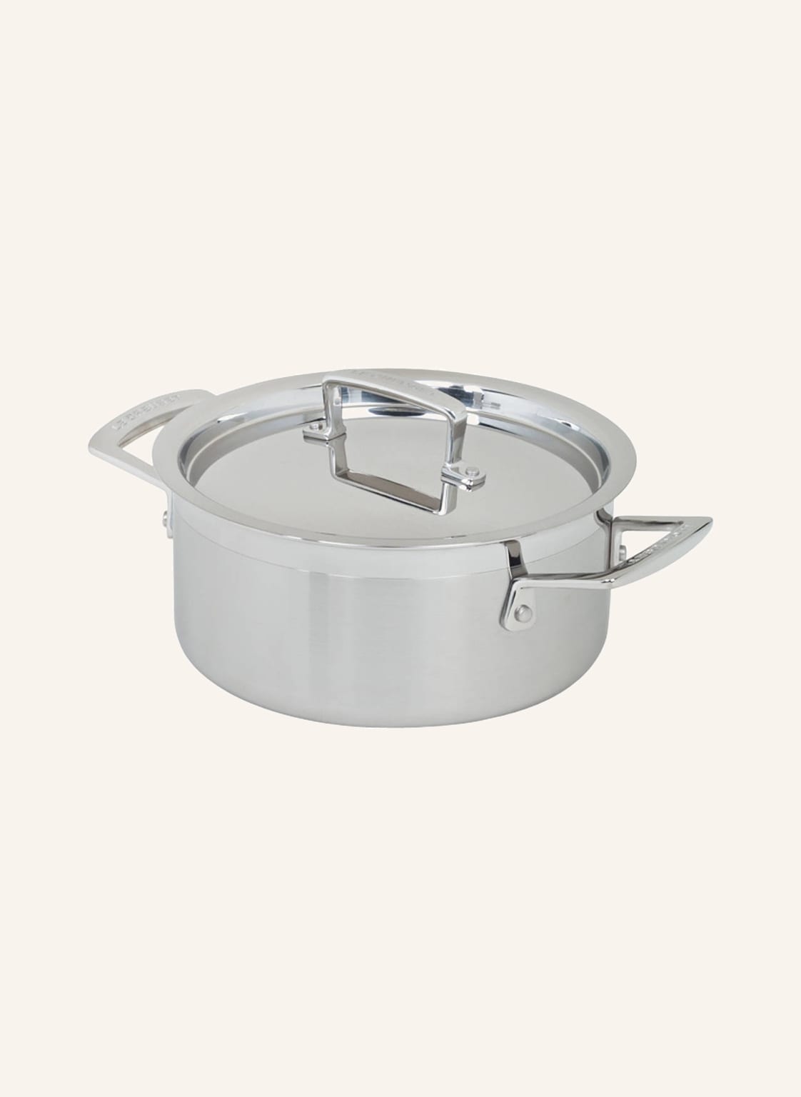 Le Creuset Bratentopf 3-Ply silber Le Creuset Bratentopf 3-Ply silber von Le Creuset