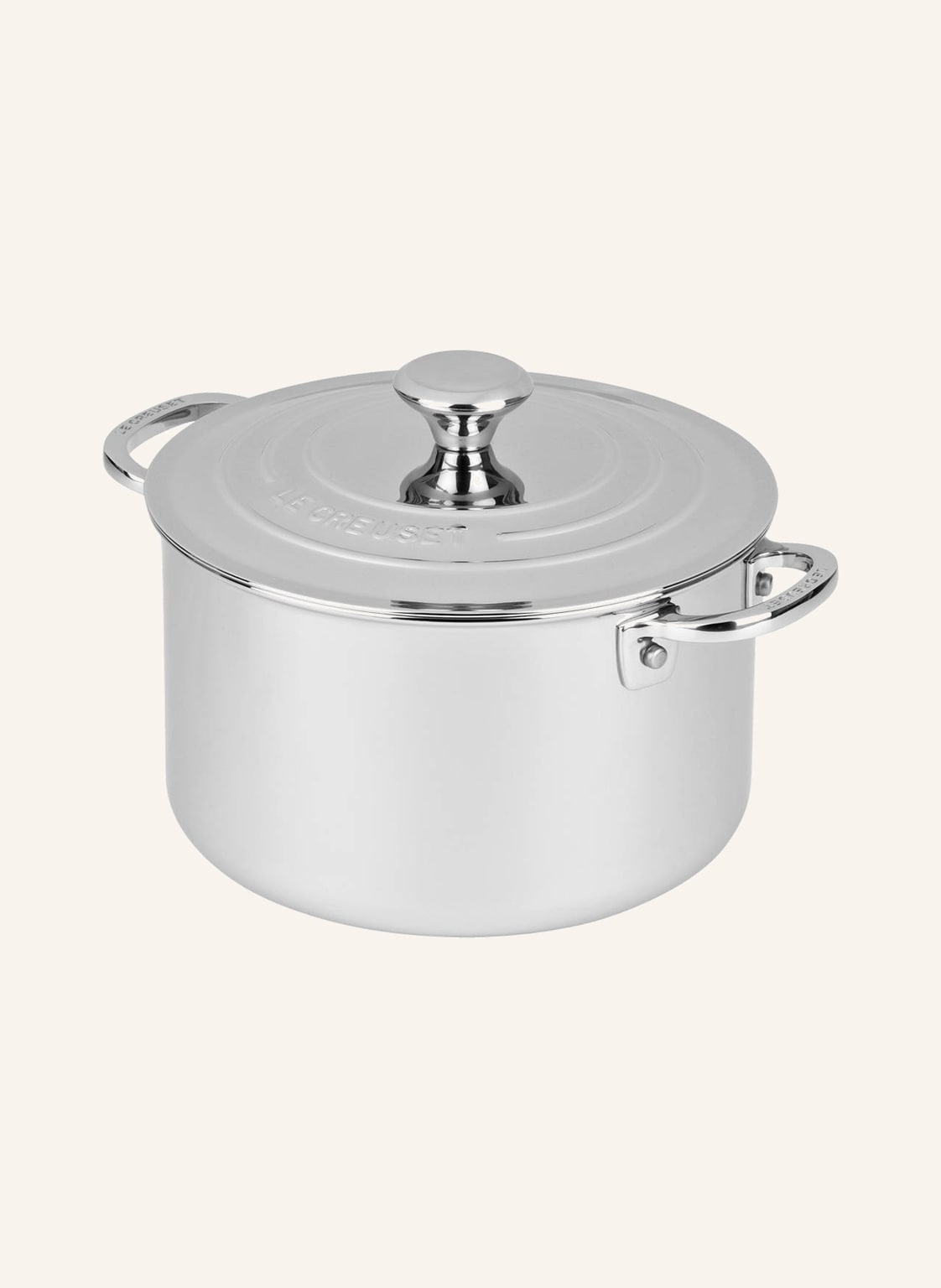 Le Creuset Fleischtopf 3-Ply Plus silber Le Creuset Fleischtopf 3-Ply Plus silber von Le Creuset