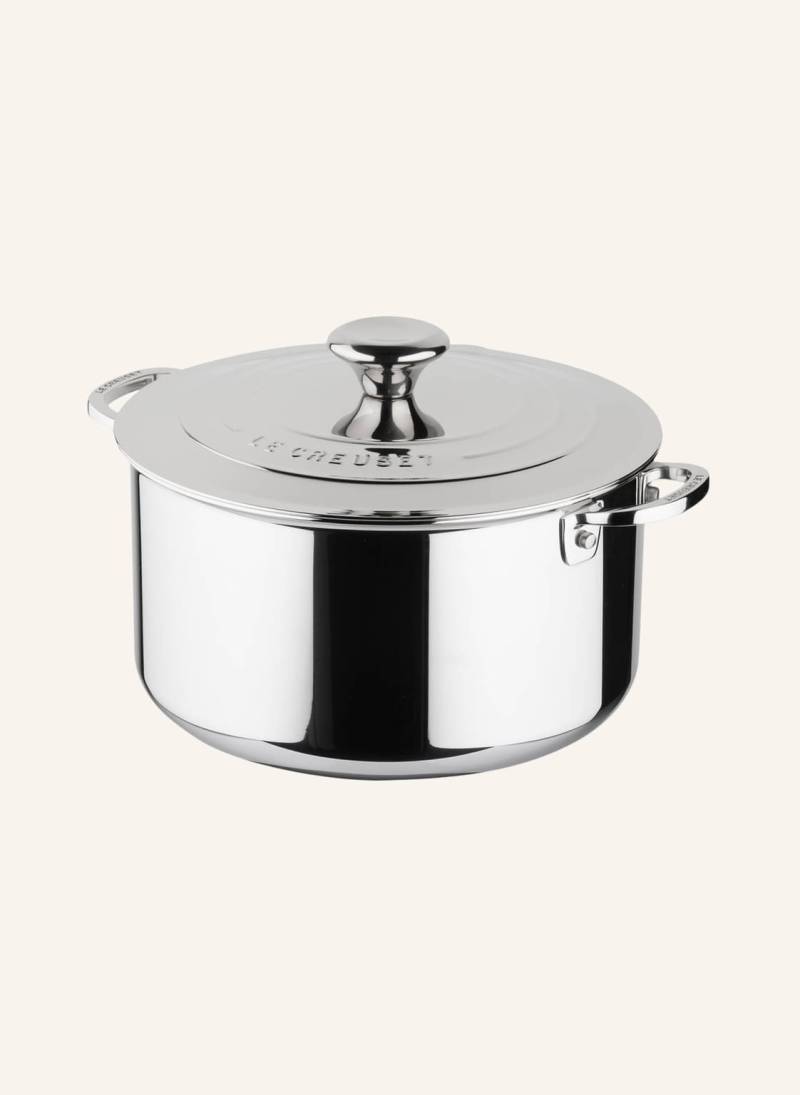 Le Creuset Fleischtopf 3-Ply Plus silber von Le Creuset