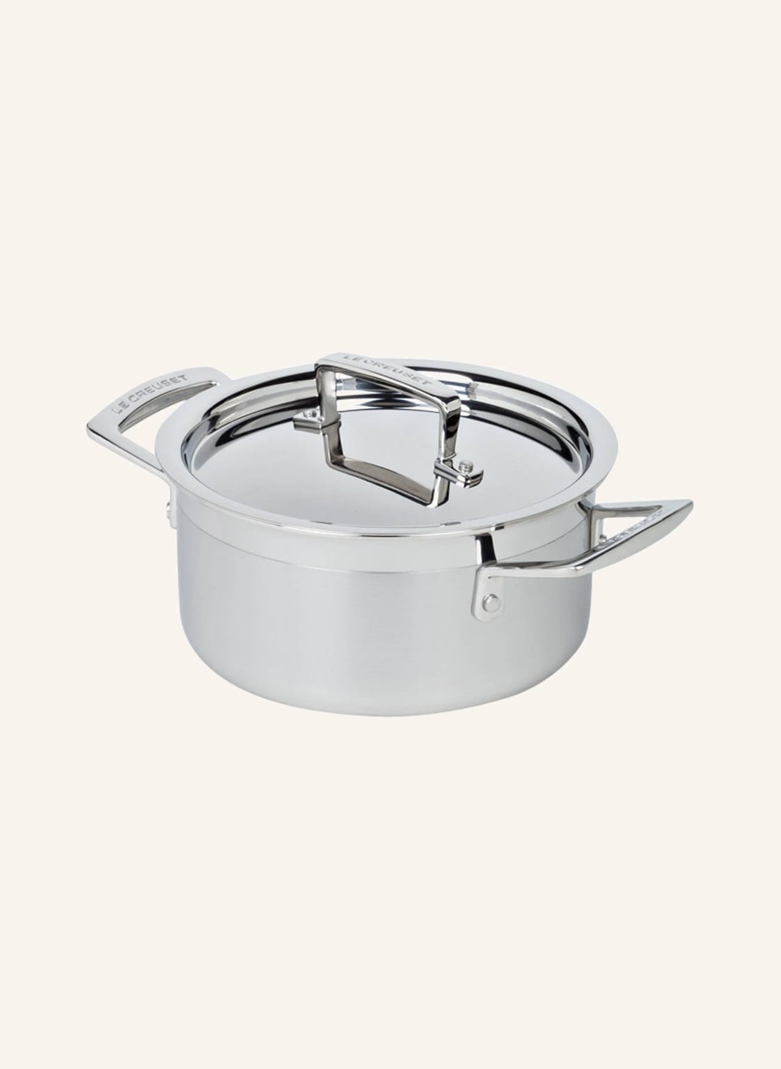 Le Creuset Fleischtopf 3-Ply silber von Le Creuset