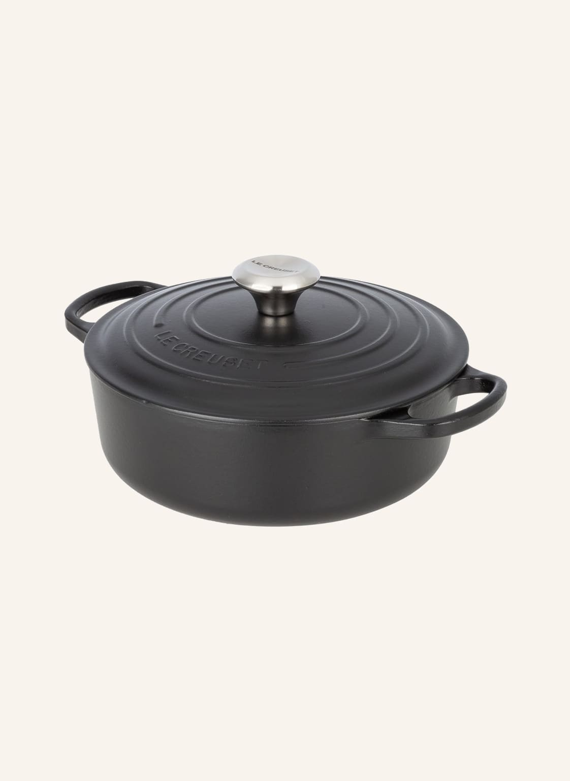 Le Creuset Bräter Signature schwarz von Le Creuset