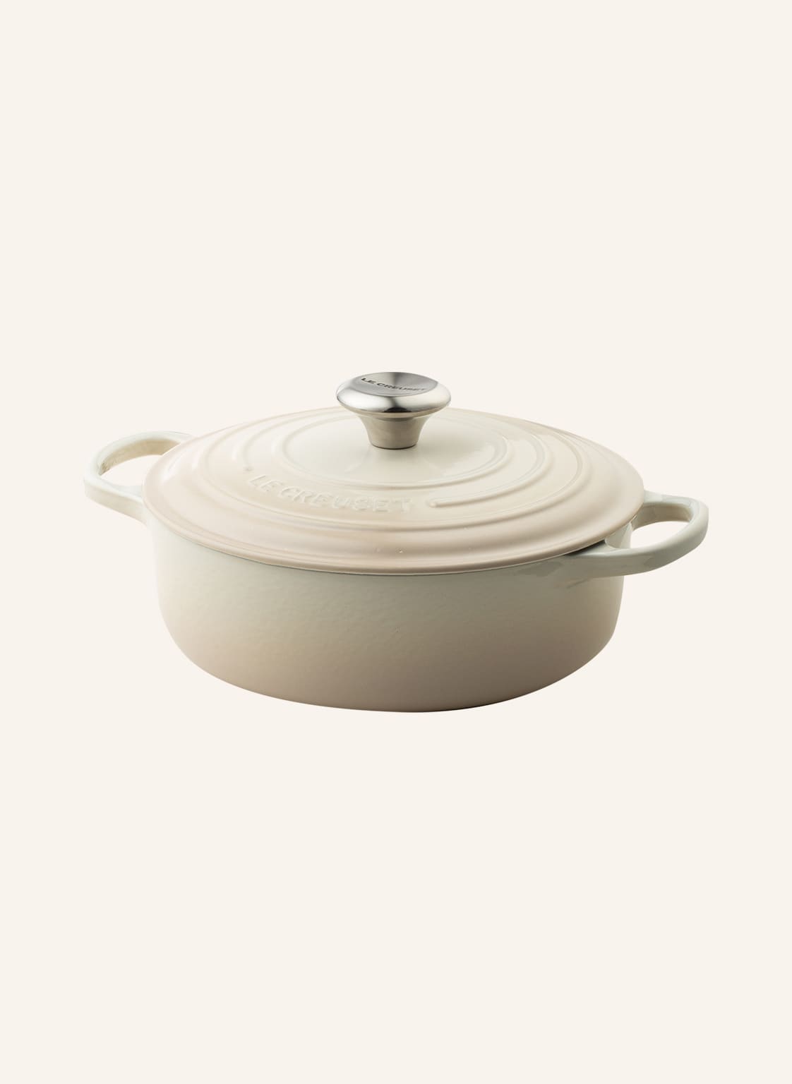 Le Creuset Bräter Signature weiss von Le Creuset