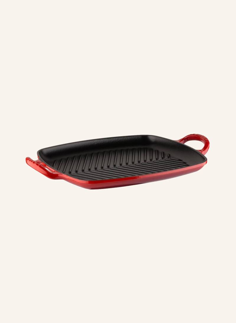 Le Creuset Grillplatte Signature rot von Le Creuset