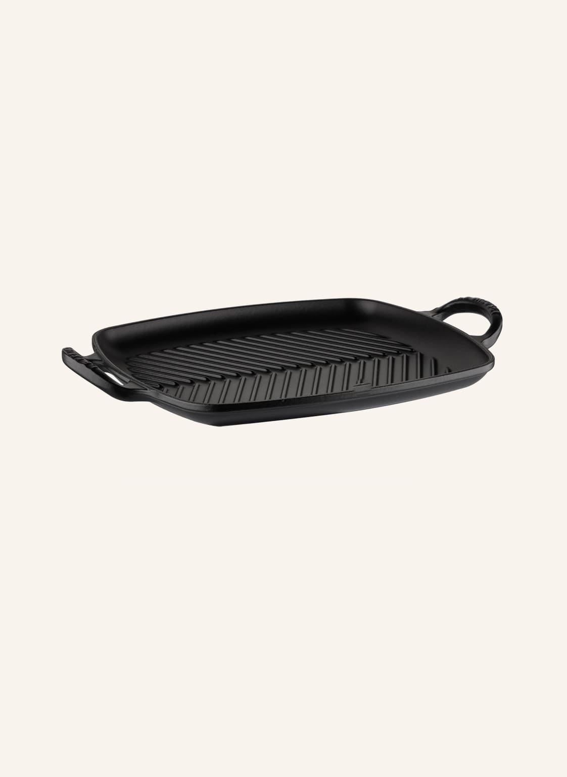 Le Creuset Grillplatte Signature schwarz von Le Creuset