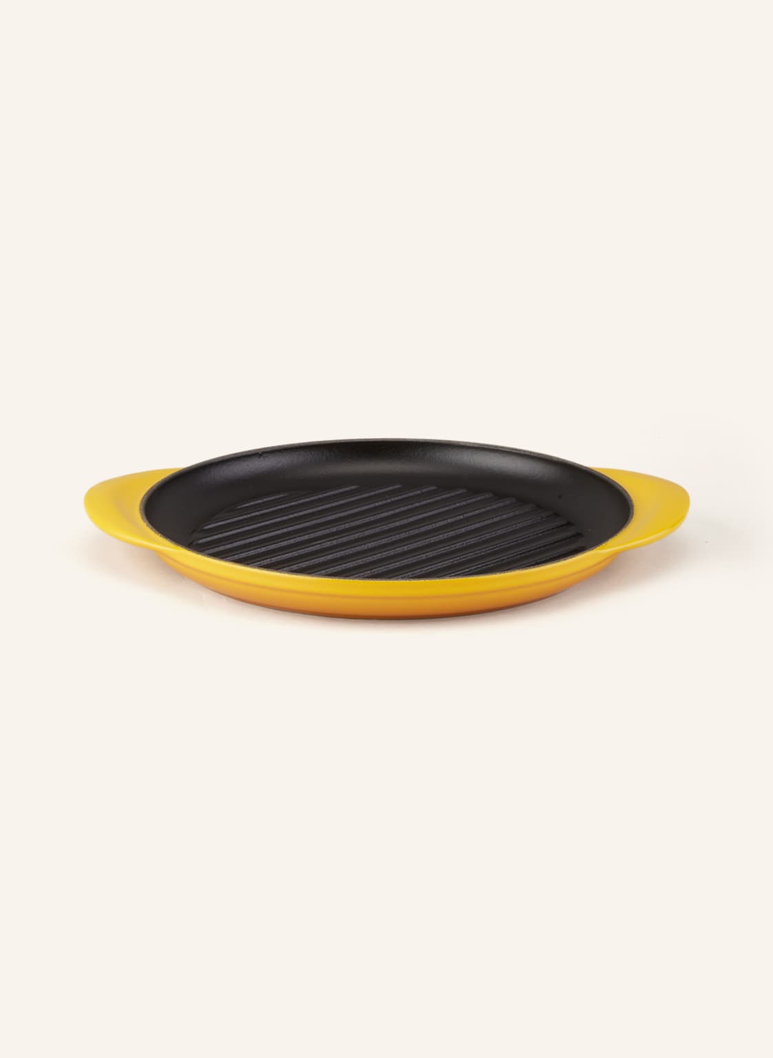 Le Creuset Grillplatte Tradition gelb von Le Creuset