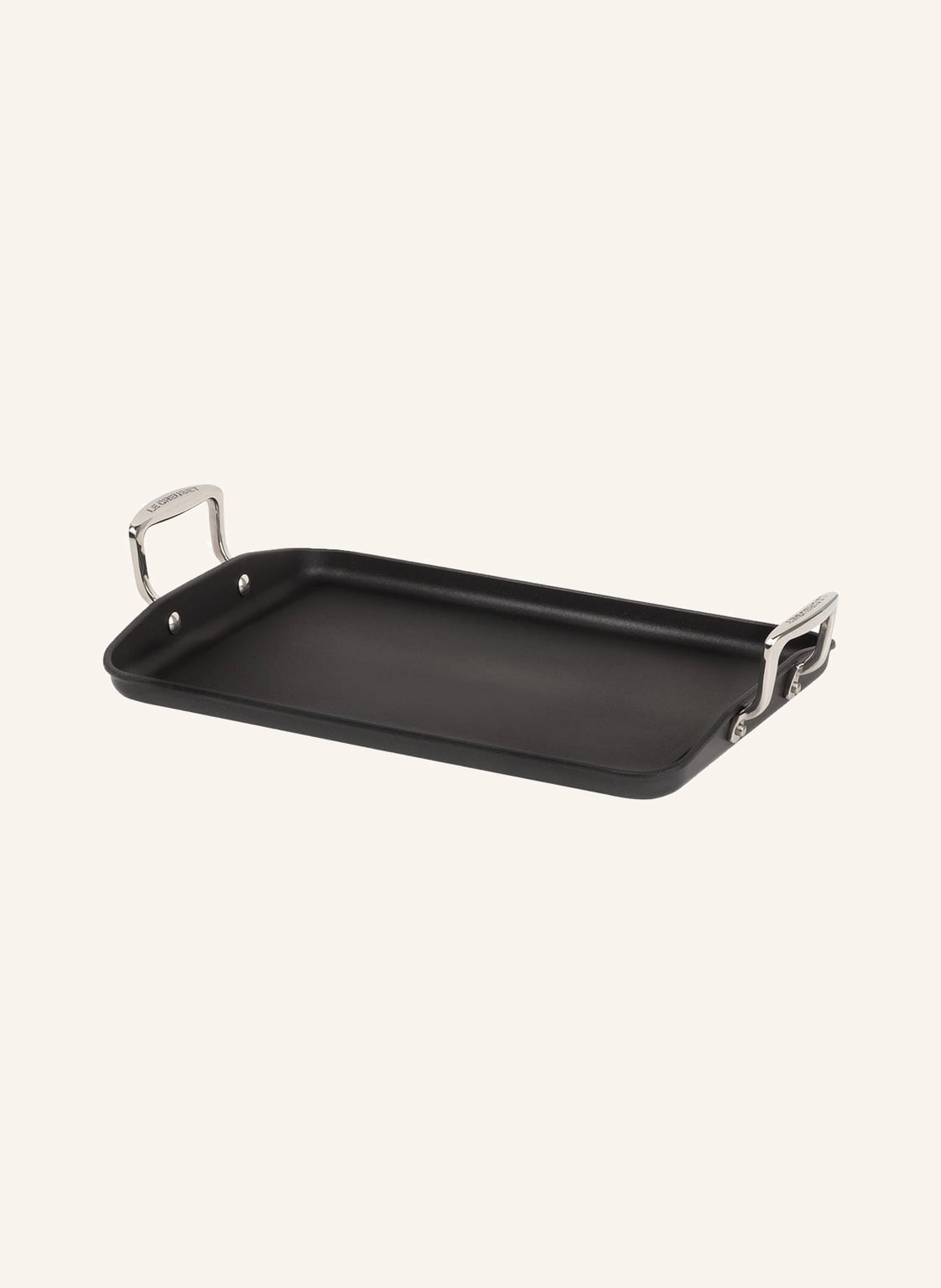 Le Creuset Grillplatte schwarz von Le Creuset