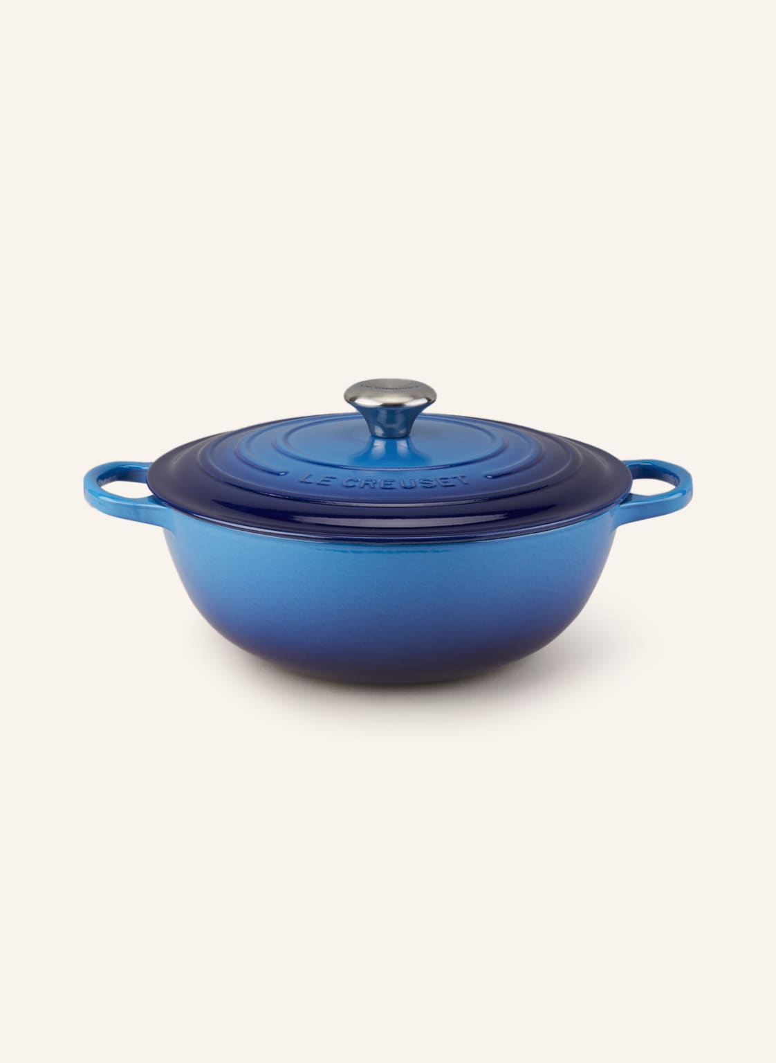 Le Creuset Kochtopf La Marmite Signature blau von Le Creuset