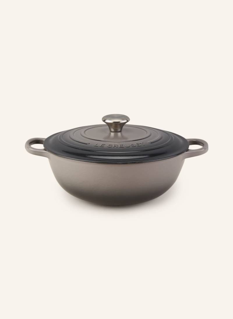 Le Creuset Kochtopf La Marmite Signature grau von Le Creuset