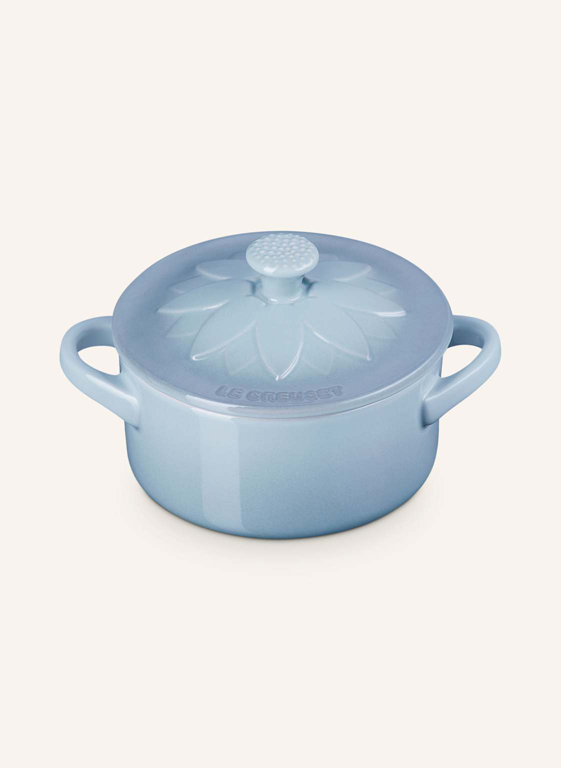 Le Creuset Mini-Cocotte Sonnenblume gruen Le Creuset Mini-Cocotte Sonnenblume gruen von Le Creuset