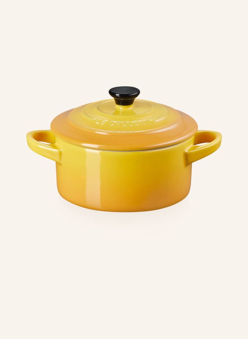 Le Creuset Mini-Cocotte gelb von Le Creuset