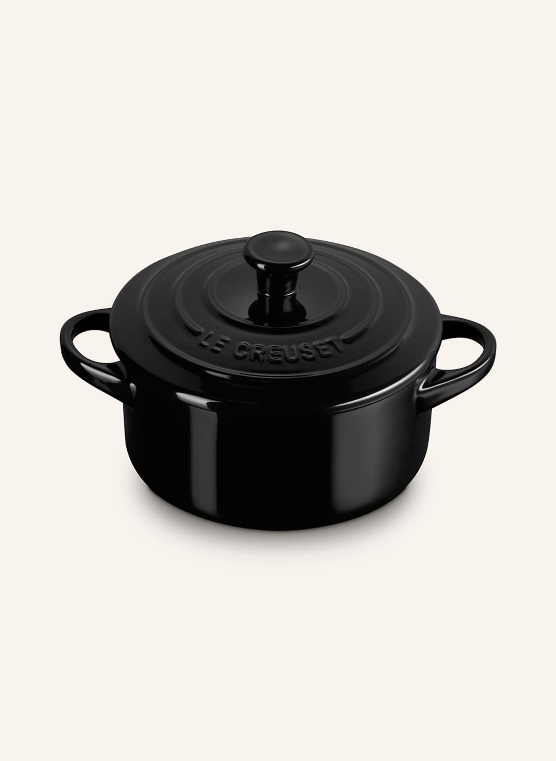 Le Creuset Mini-Cocotte schwarz Le Creuset Mini-Cocotte schwarz von Le Creuset