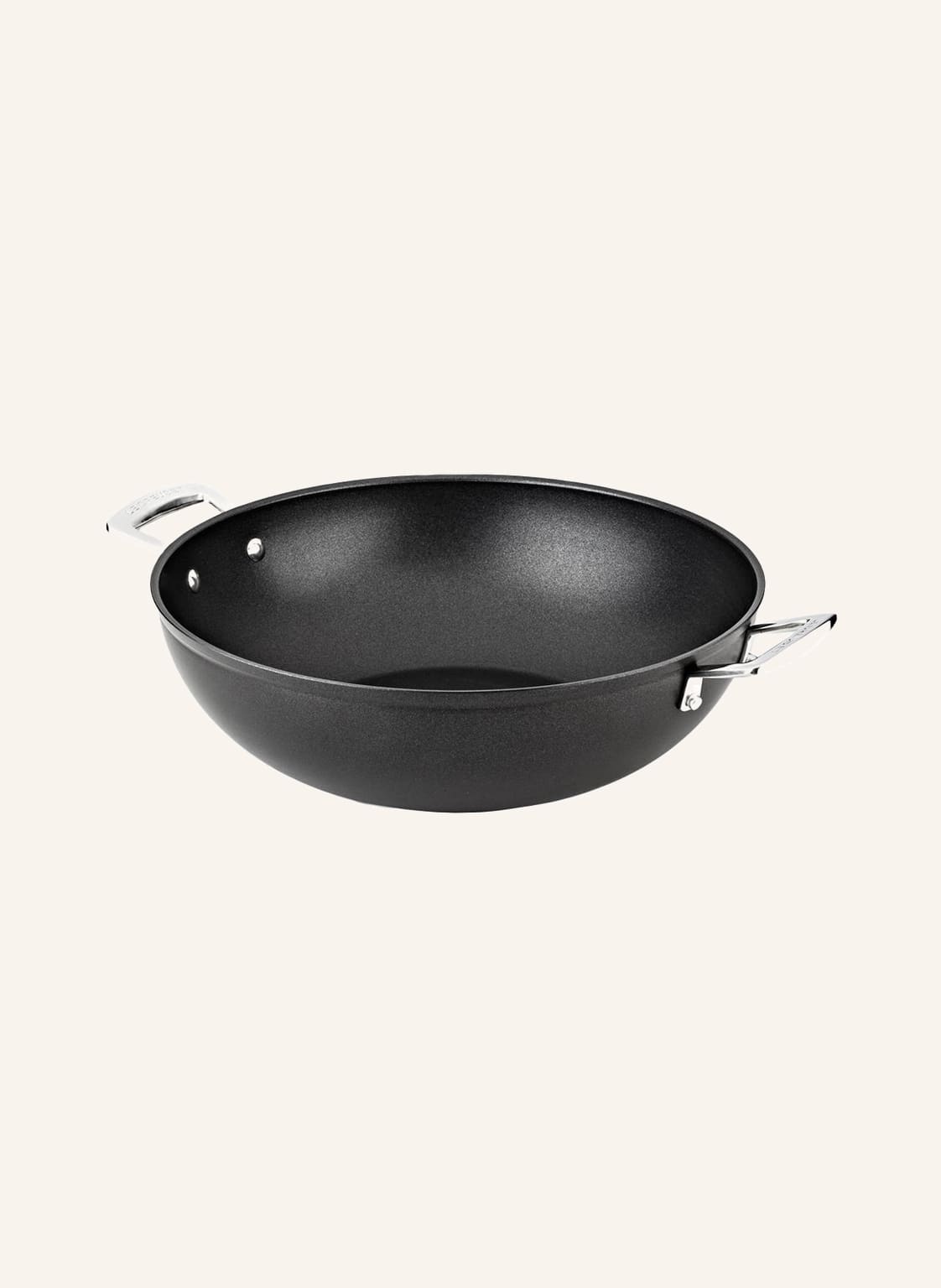 Le Creuset Wok Aluminium Antihaft schwarz von Le Creuset