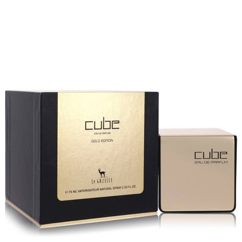 Le Gazelle Cube Gold Edition Eau De Parfum Spray 75 ml von Le Gazelle