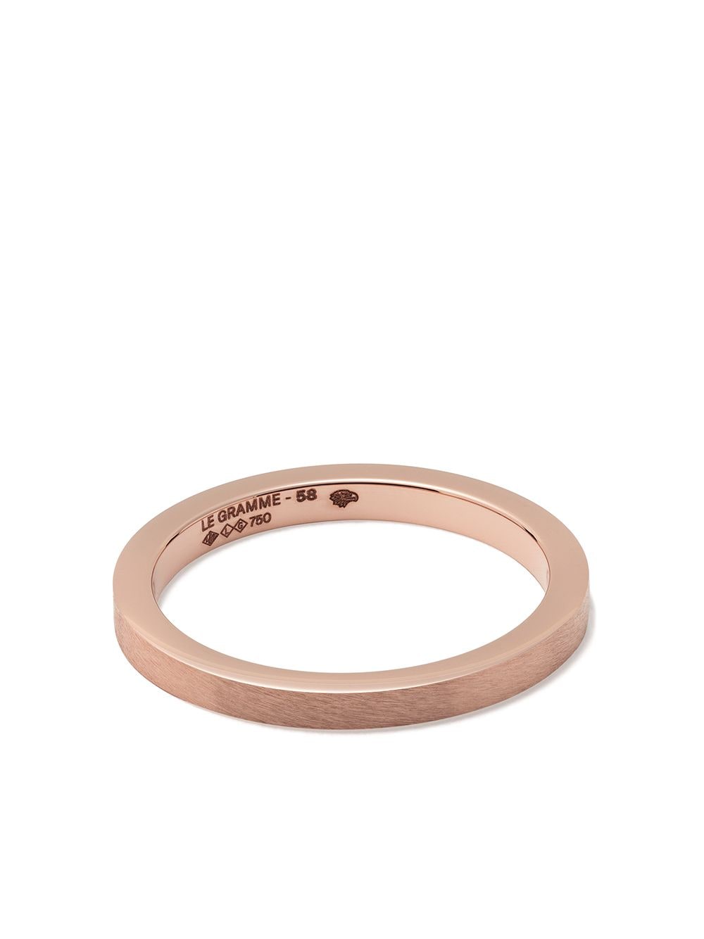 Le Gramme 18kt red gold 5g band ring - Pink von Le Gramme