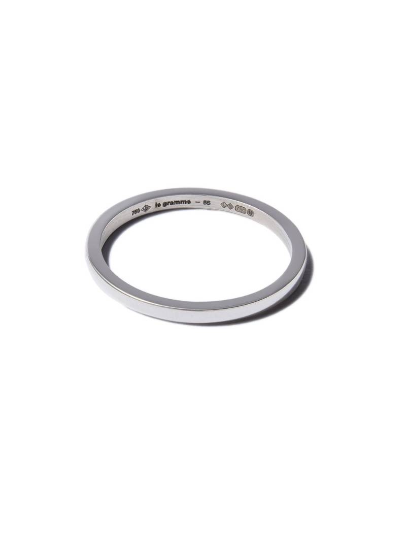 Le Gramme 18kt white gold 2g ring - Silver von Le Gramme