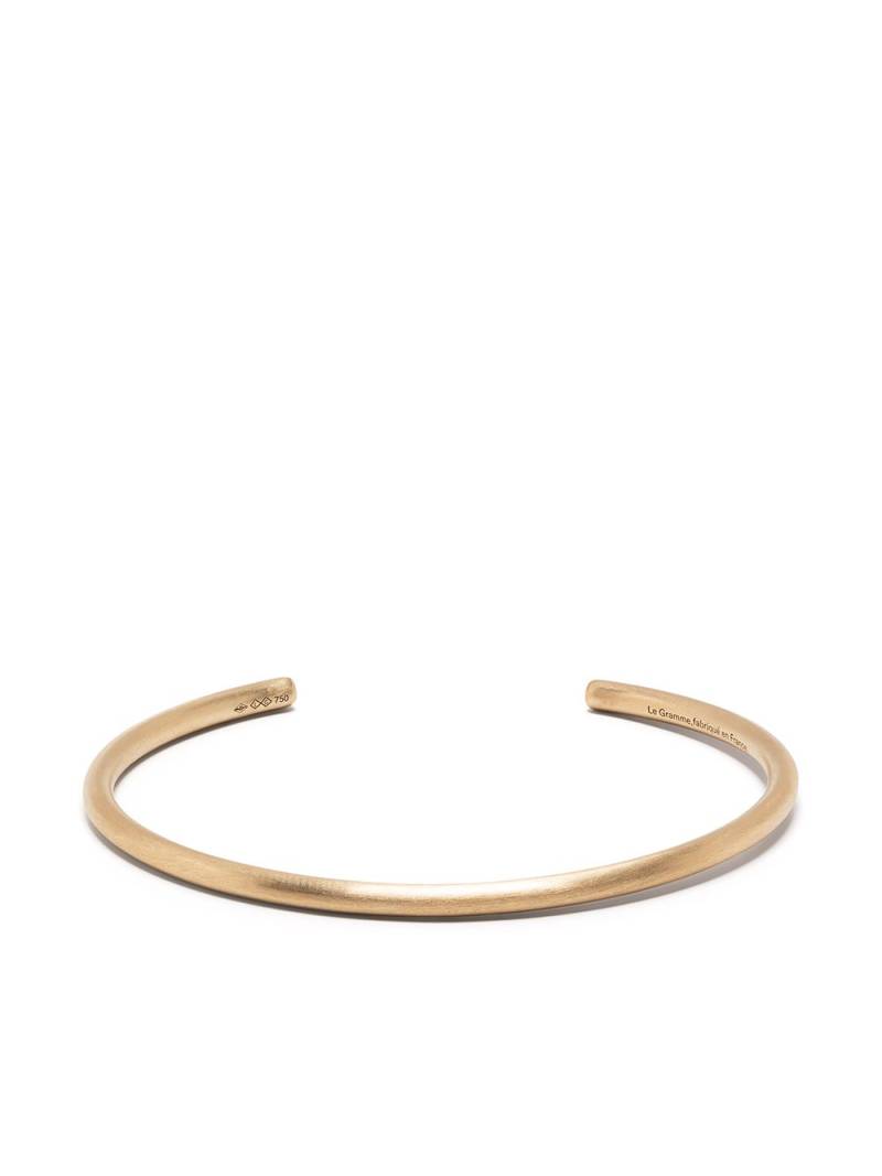 Le Gramme 18kt yellow gold 17g bangle bracelet von Le Gramme