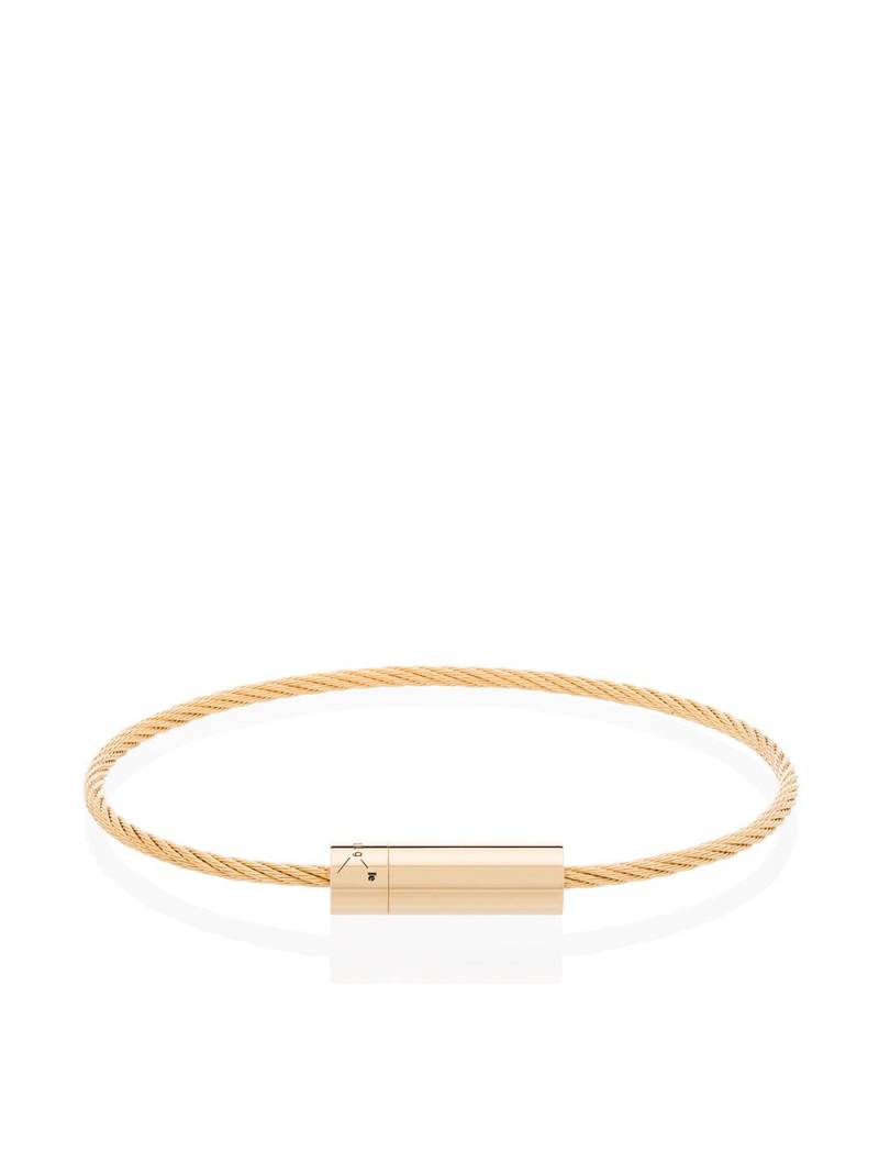 Le Gramme 18kt yellow gold cable bracelet von Le Gramme