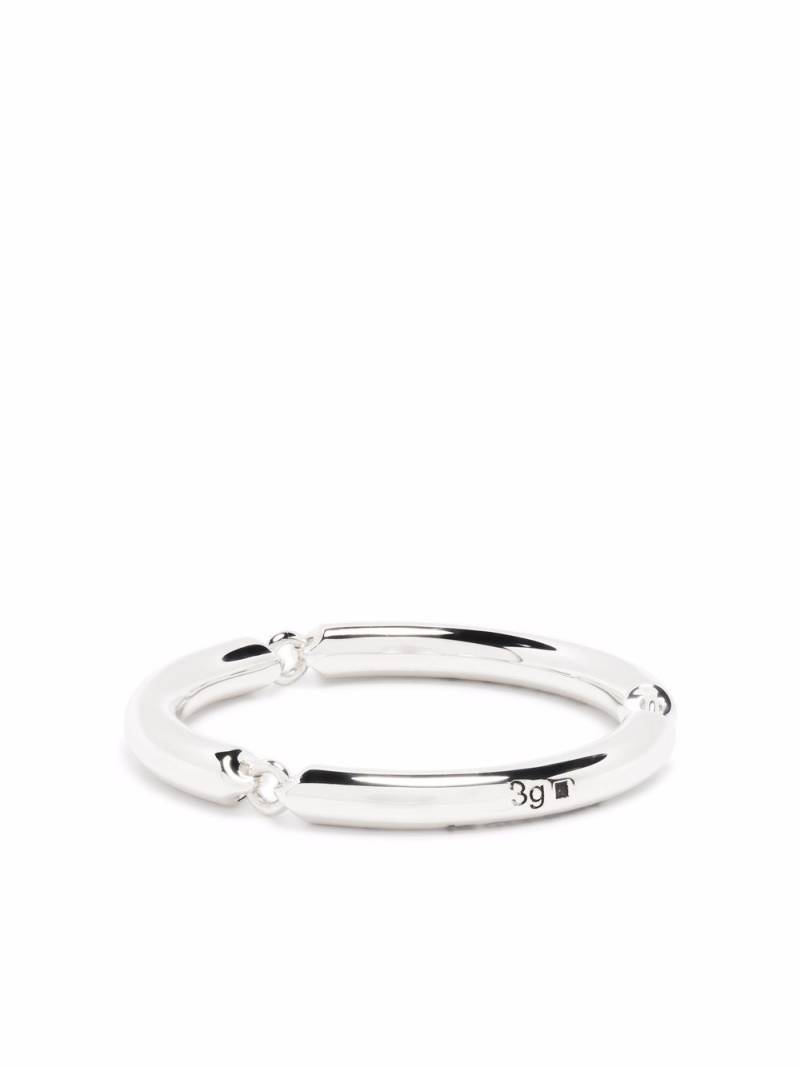 Le Gramme 3g polished link ring - Silver von Le Gramme