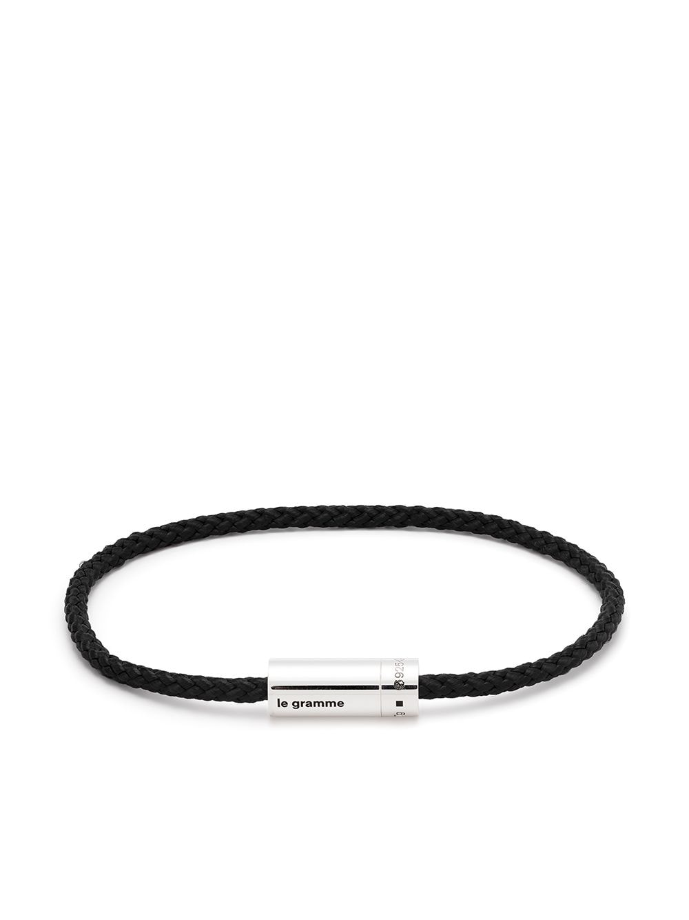 Le Gramme 7g Nato Cable polished silver bracelet von Le Gramme