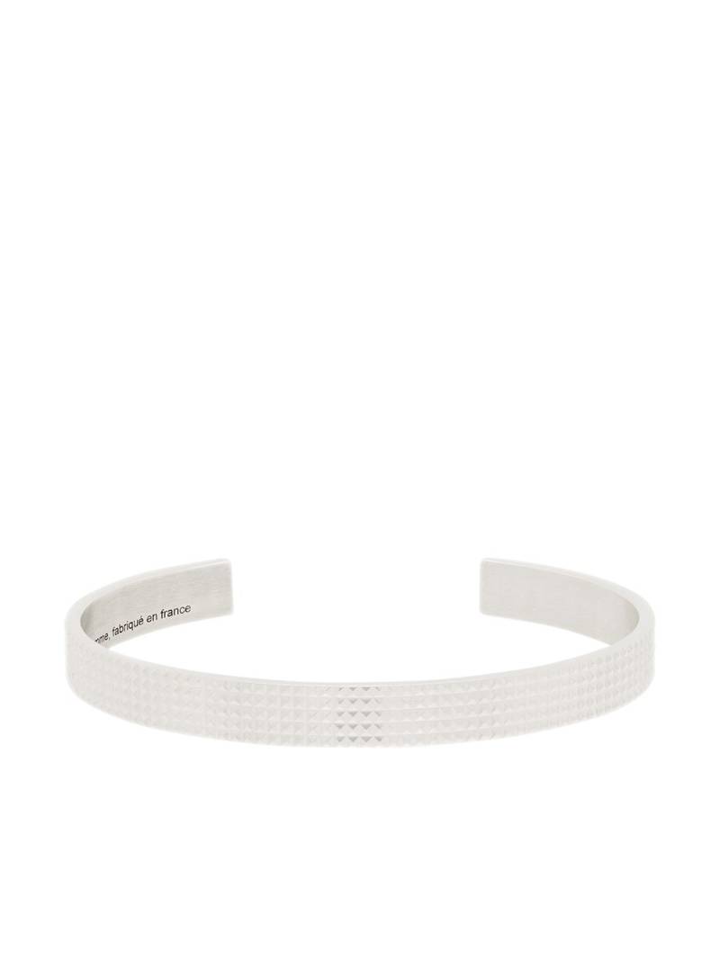 Le Gramme Le 23g polished guilloché bracelet - Silver von Le Gramme