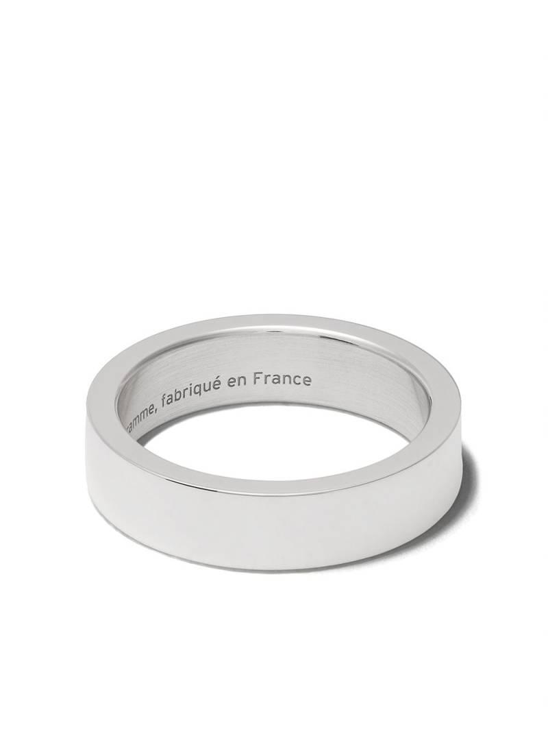 Le Gramme Le 7 Grammes ribbon ring - Silver von Le Gramme