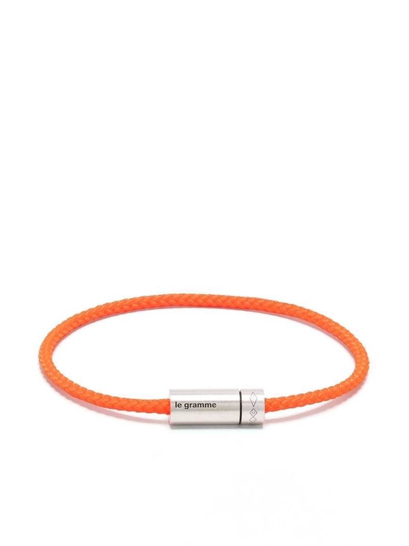 Le Gramme Nato cable bracelet - Orange von Le Gramme